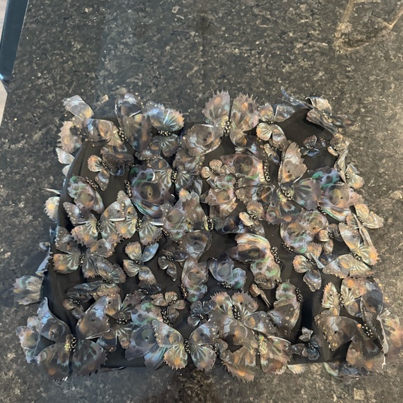 Cynthia Rowley Ombré Butterflies Organza Miniskirt Small NWT - Picture 6 of 11